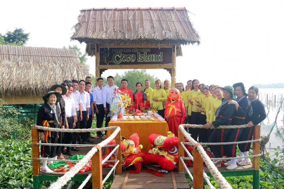 Coco Island Con Phung Hotell Ben Tre Exteriör bild